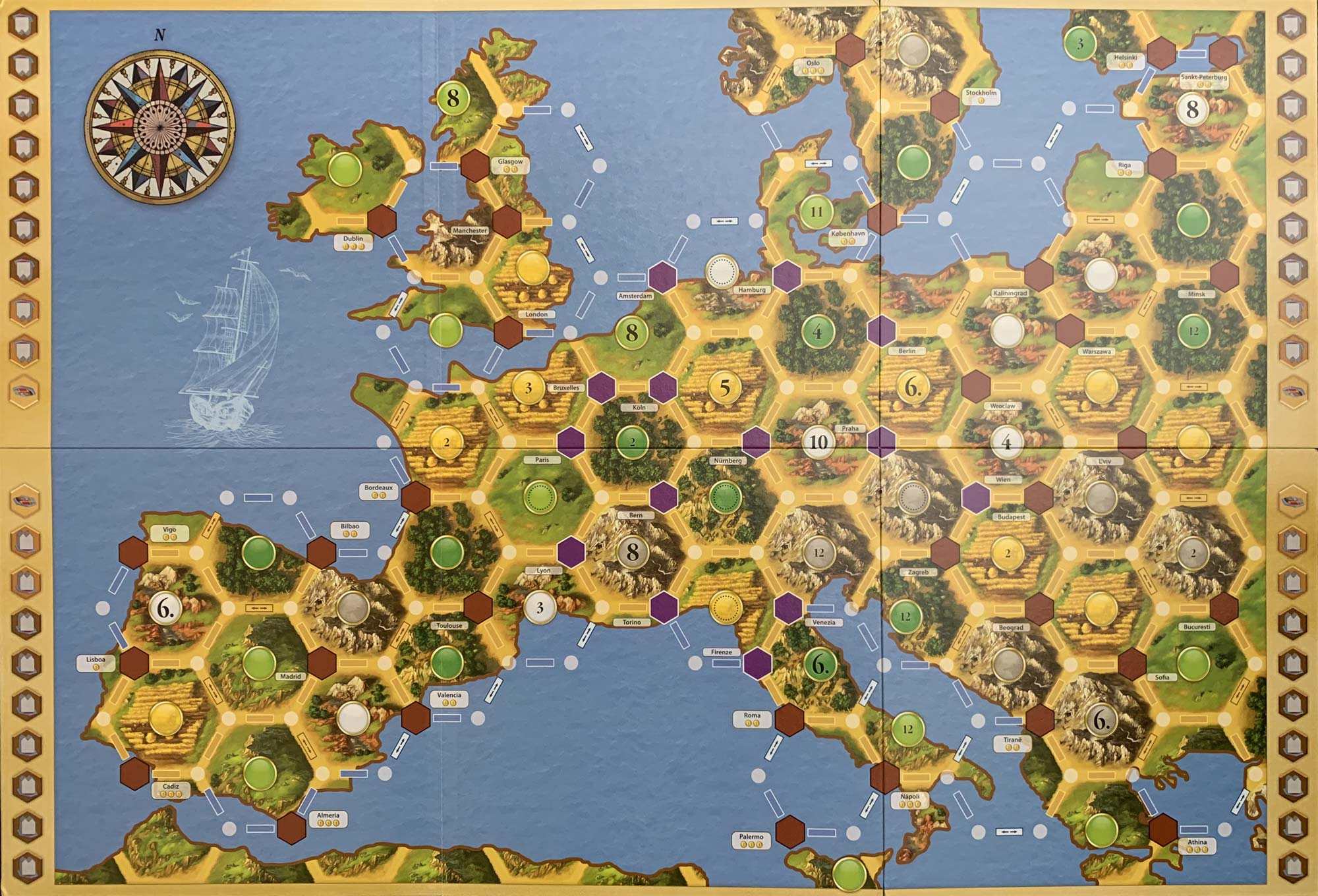 Merchants of Europe Map - Side 01 Image