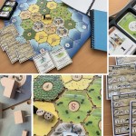 Catan set modified for Braille - Dutch Catan set modified for Braille - Dutch