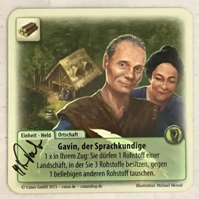 Gavin, der Sprachkundige autographed - 2013
