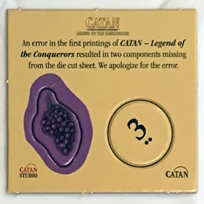 Legend of the Conquerors Missing Pieces Card Legend of the Conquerors Missing Pieces Card